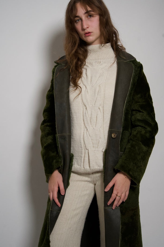 Flex Shearling Coat – Alma Lobo